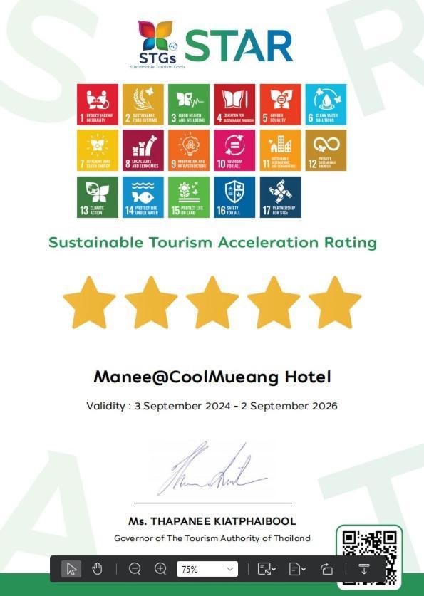 Manee Cool Mueang Hotell Chiang Mai Eksteriør bilde
